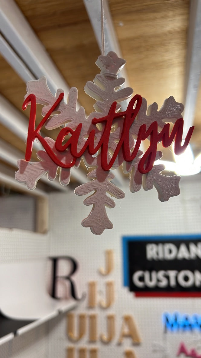 Personalized Christmas Tree Decorations
