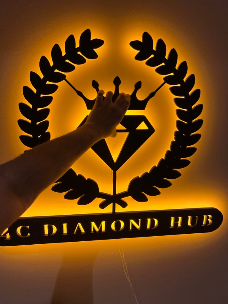 Custom Backlit Signs – Personalized LED Wall Art for Home and Events