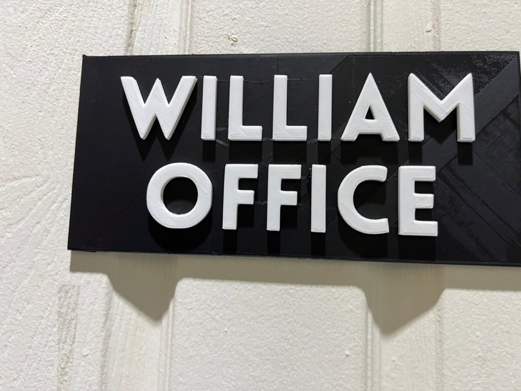 Personalized Utility Signs, Labels, and Door Signs for Home or Office
