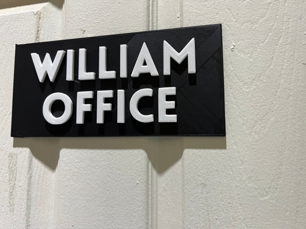 Personalized Utility Signs, Labels, and Door Signs for Home or Office