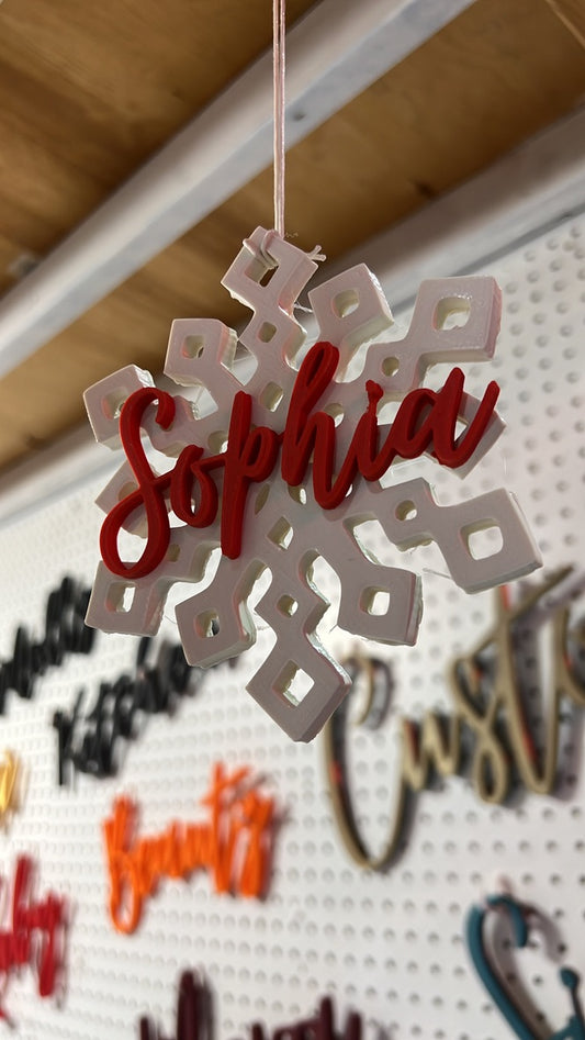 Personalized Christmas Tree Decorations