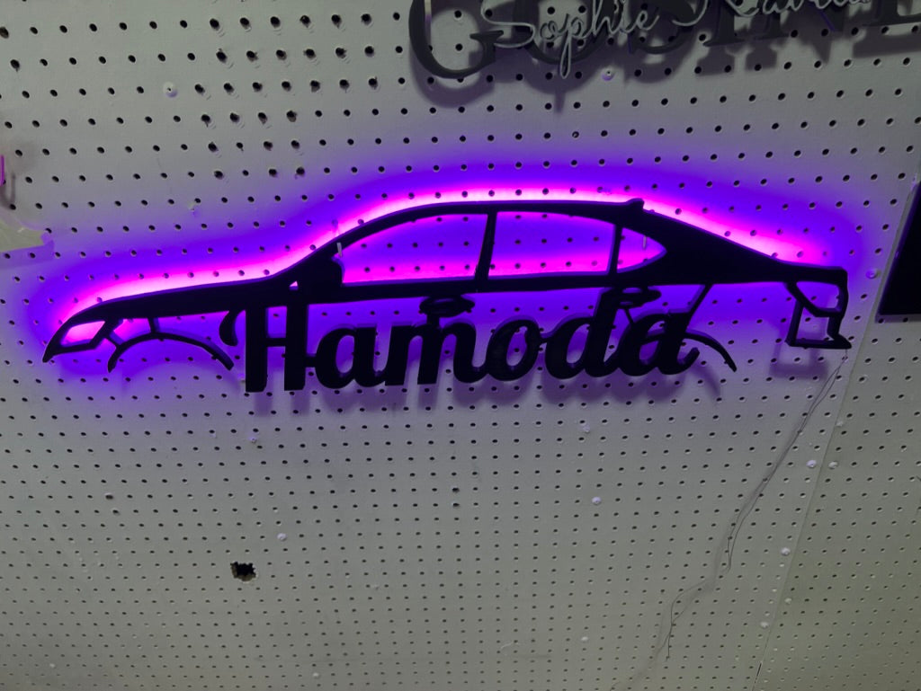 Custom Car Backlight Signs (30inch wide)