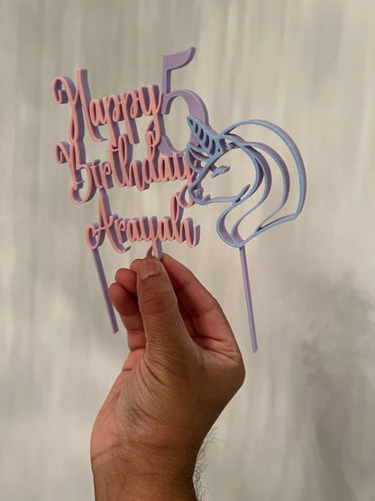 Customized Cake Topper – Personalized for Any Occasion