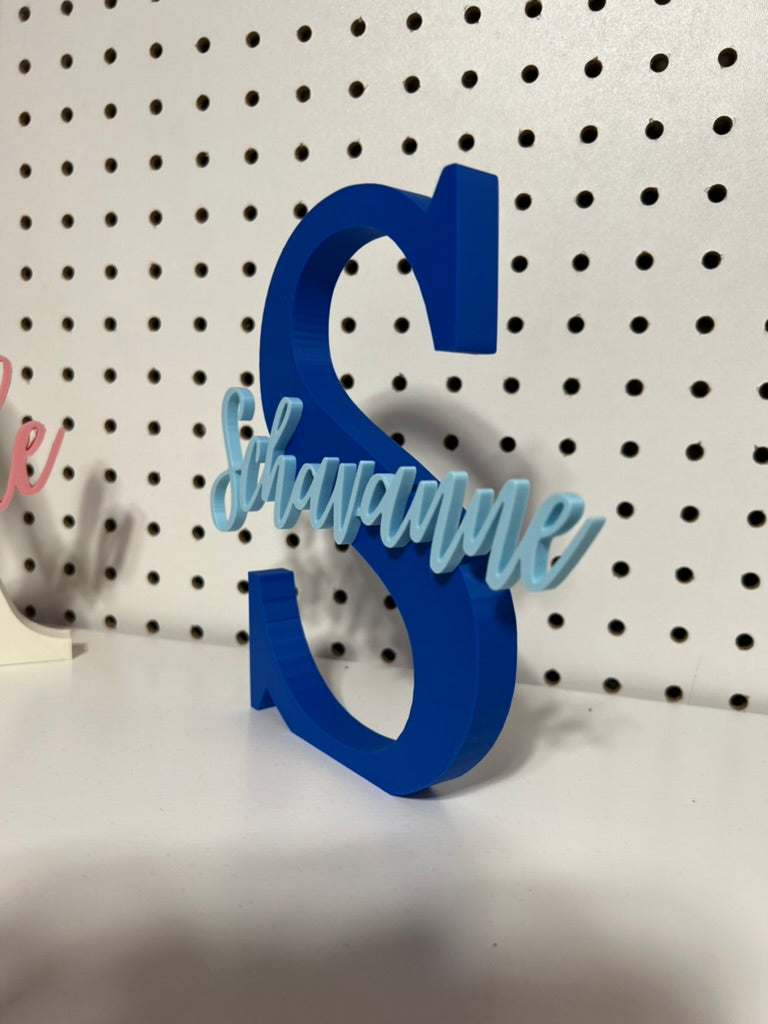 Personalized Capital Letter Name Sign