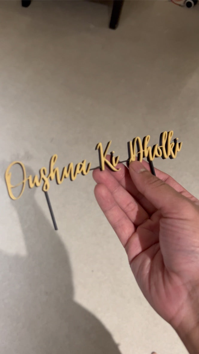 Customized Cake Topper – Personalized for Any Occasion