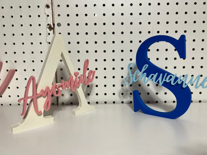 Personalized Capital Letter Name Sign