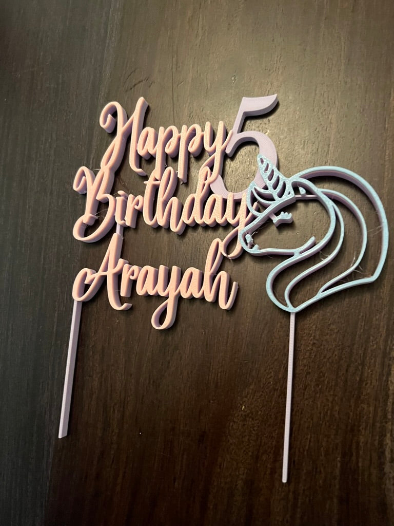 Customized Cake Topper – Personalized for Any Occasion