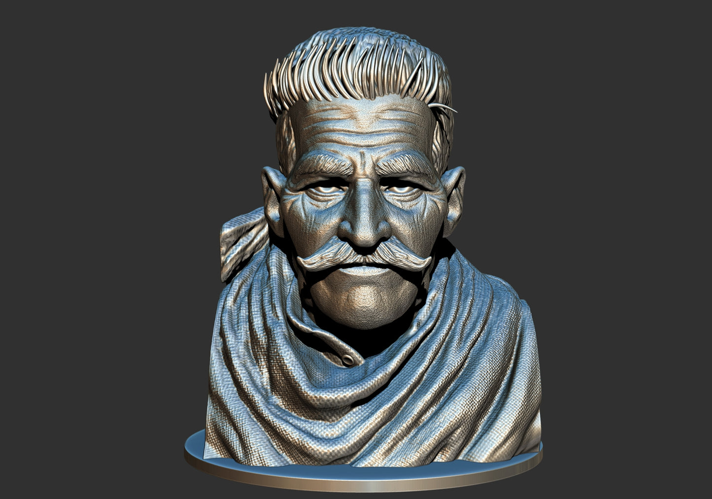 2D to 3D custom statue