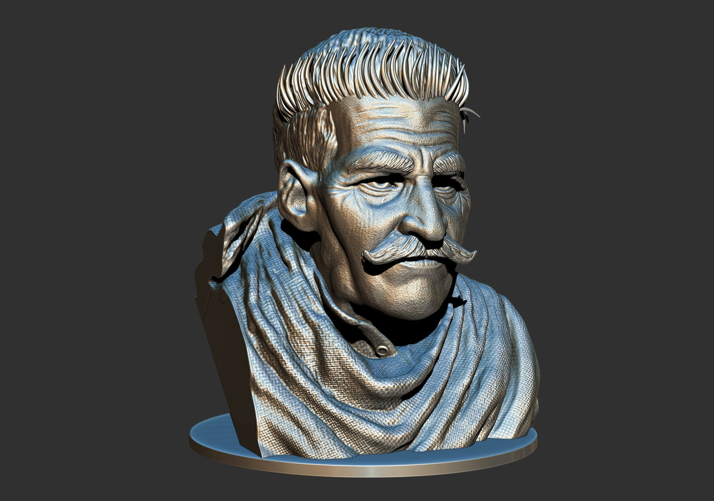 2D to 3D custom statue