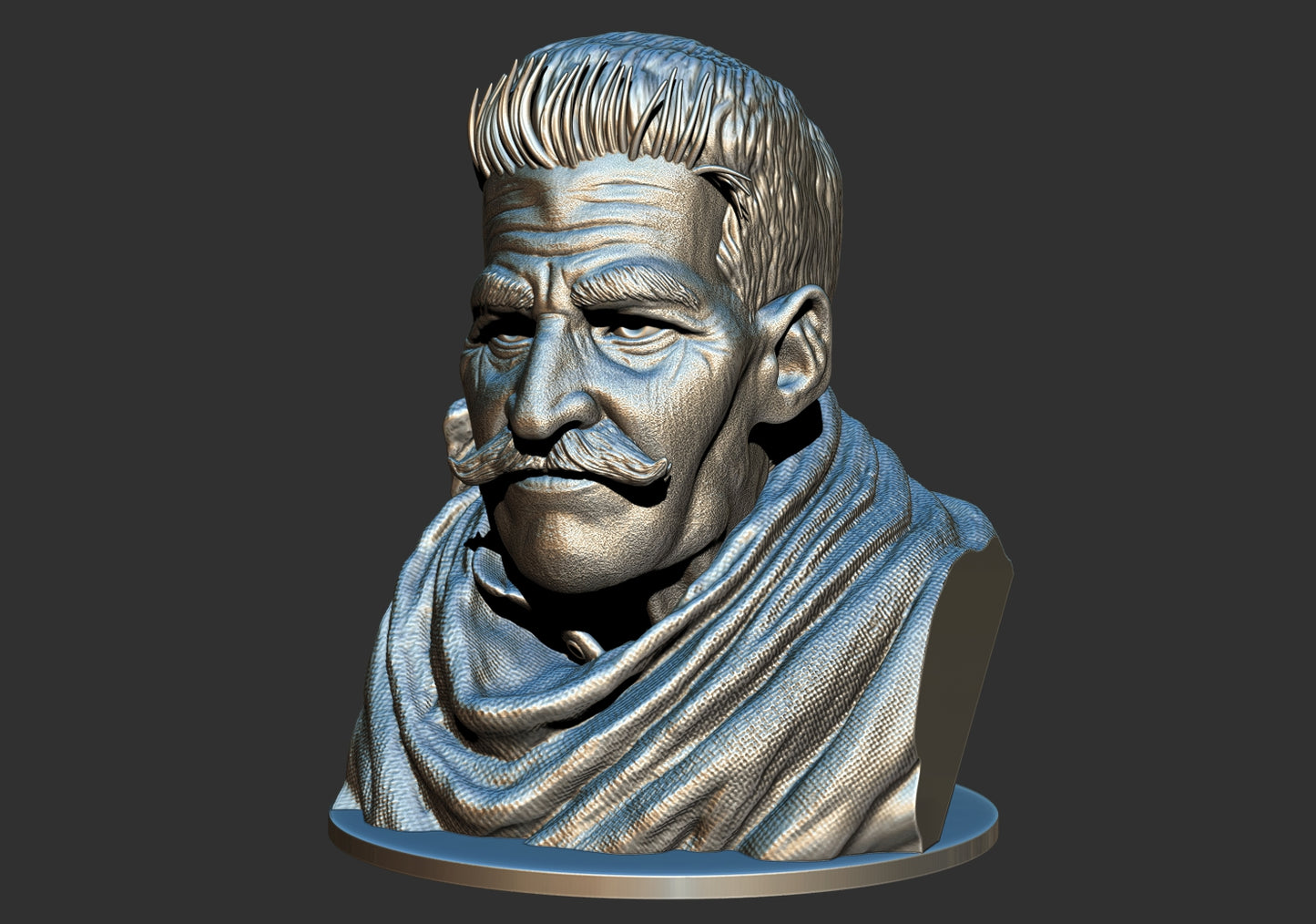 2D to 3D custom statue