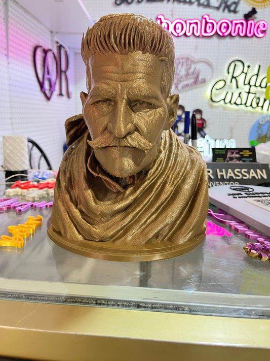 2D to 3D custom statue
