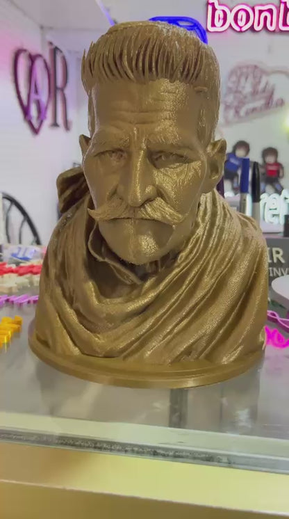 2D to 3D custom statue